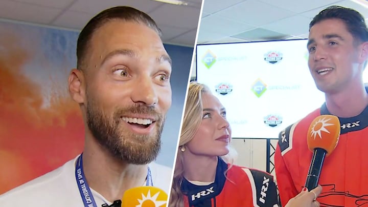 Kjeld Nuis staat 'langs de kant' terwijl zijn vriendin en teamgenoot leuke dingen samen doen