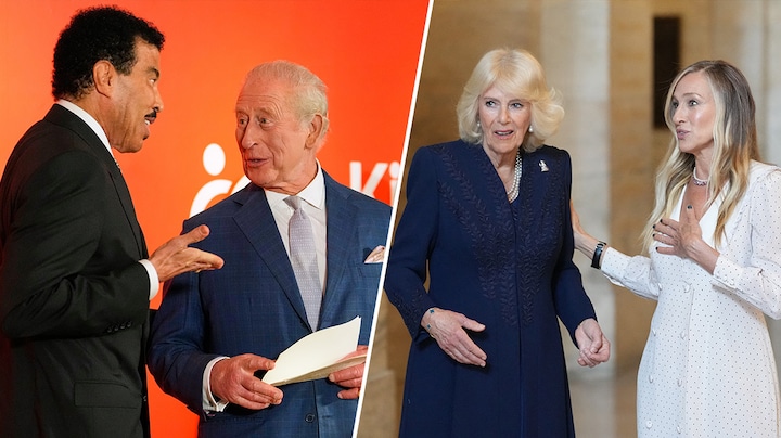 Koning Charles en Camilla omringt door Hollywoodsterren tijdens bezoek aan New York