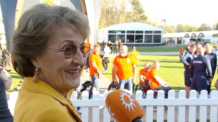 Prinses Margriet onder de indruk van Prins Harry tijdens Invictus Games