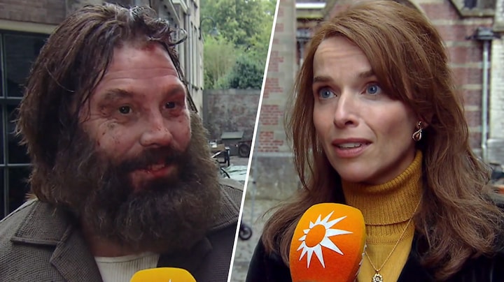 Liefdeskoppel Gijs Naber en Thekla Reuten staan voor het eerst samen op de set in Koning van de Wallen: 'Heel fijn'