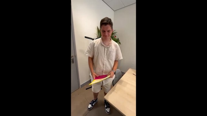 Jasper van Nunen krijgt eindexamenuitslag na hersenschade