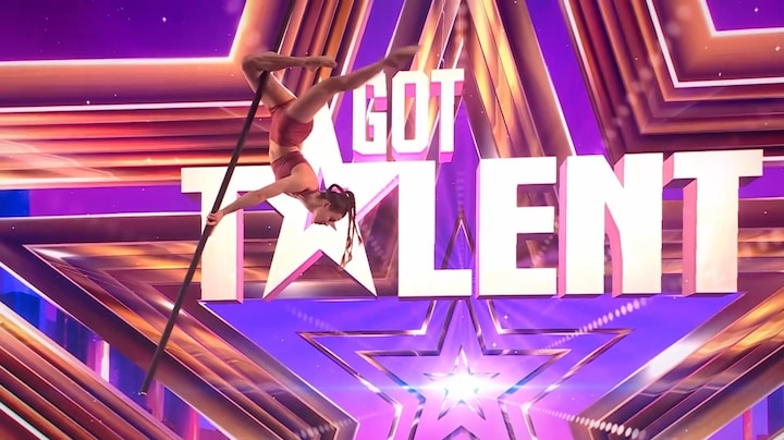Hanna maakt indruk met persoonlijke aerial act bij Got Talent