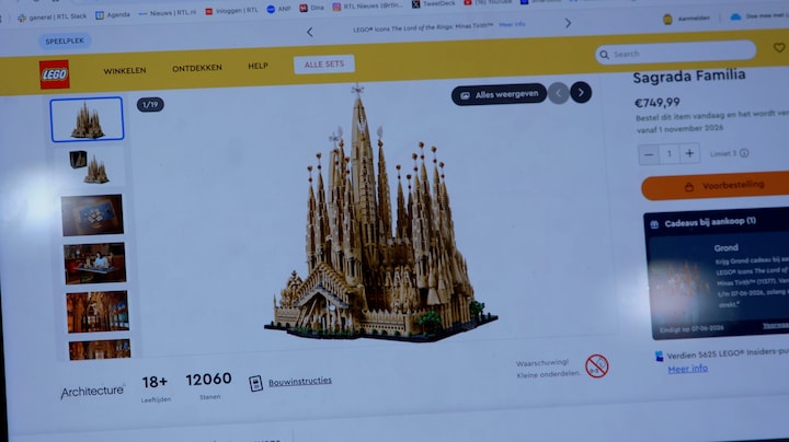 Lego introduceert grootste bouwwerk tot nu toe: de Sagrada Familia