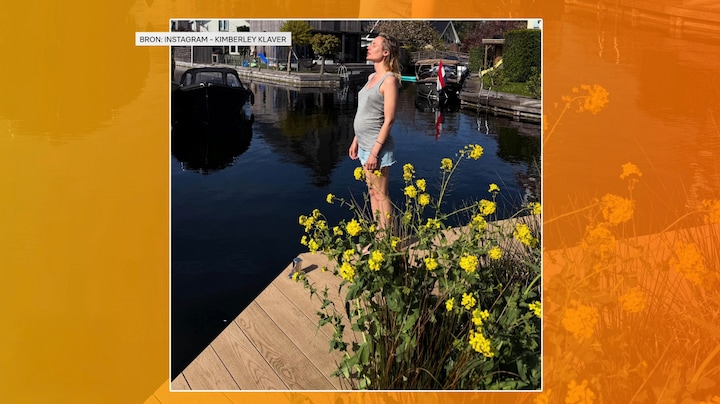 Kimberley Klaver trots op derde zwangerschap: 'Komt in groot gezin'