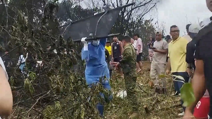 Crash militair vliegtuig Colombia gefilmd: zeker 66 doden