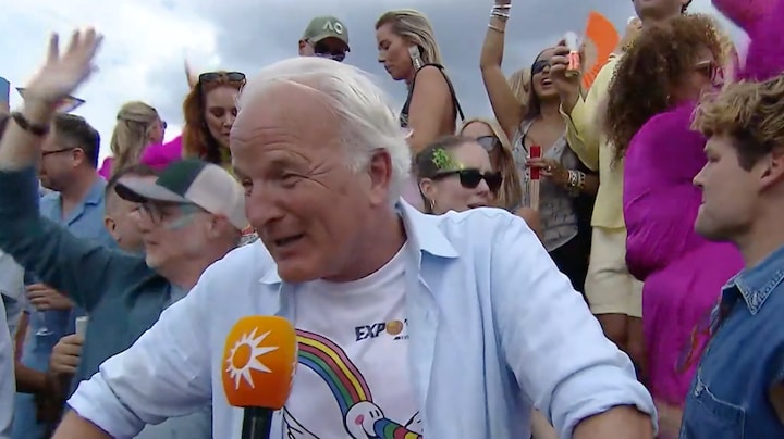 Bob Sikkes geniet van Pride Amsterdam: 'Leukste dag van het jaar'