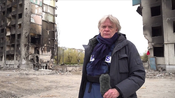 Jeroen Akkermans in Borodyanka: 'De overtreffende trap van verwoesting'