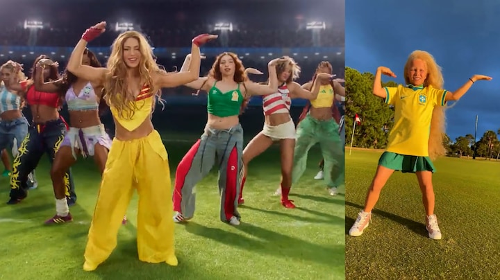 Gekozen door Shakira: deze kinderen staan met haar op het WK-podium
