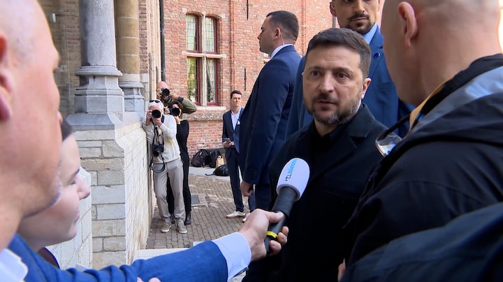Zelensky even in Nederland: 'Positieve besluiten genomen over veiligheid van Oekraïne'