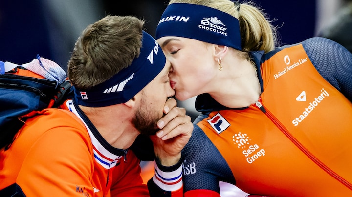 Kjeld Nuis en Joy Beune 'zien elkaar genoeg' tijdens Olympische Spelen: 'Samen geslapen'