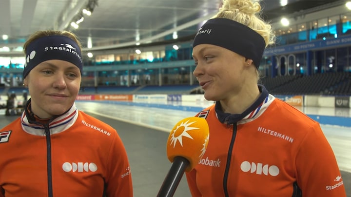 Michelle en Xandra Velzeboer kiezen bewust voor afstand tijdens shorttrackvoorbereiding: 'We zitten niet samen op de kamer'
