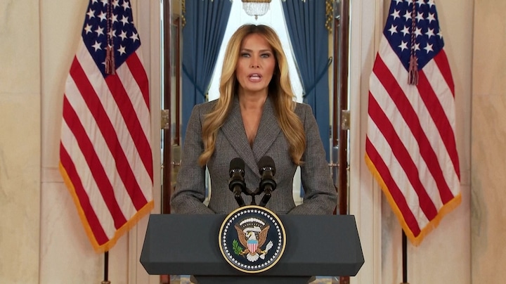Melania Trump: 'Leugens die me linken aan Epstein moeten stoppen'