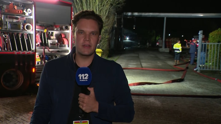 Brandweer schaalt massaal op voor verwoestende brand in frituurvetopslag Heerenveen