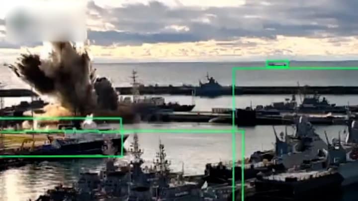 Oekraïne claimt Russische onderzeeër geraakt te hebben met onderzeedrone