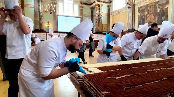 Ruim 440 meter tiramisu: wereldrecord gevestigd