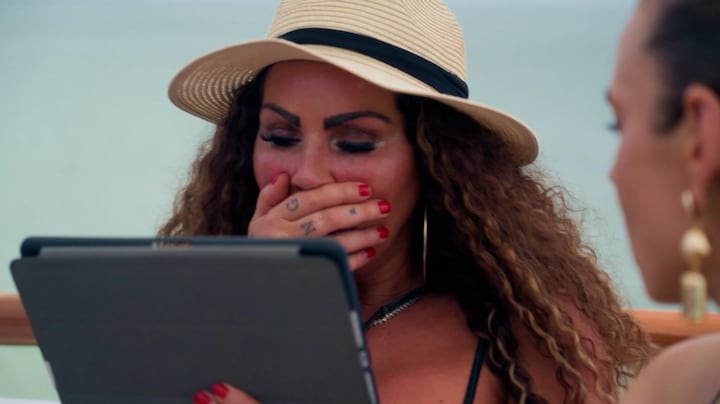 Michella Kox schrikt van videoboodschap Louisa Jan