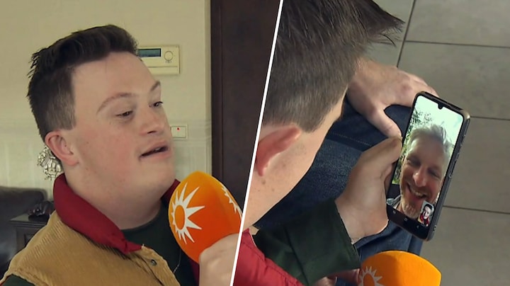 Wesley van Klink belt Barry Atsma voor Televizier-look: 'Trek jij ook een pak aan?'