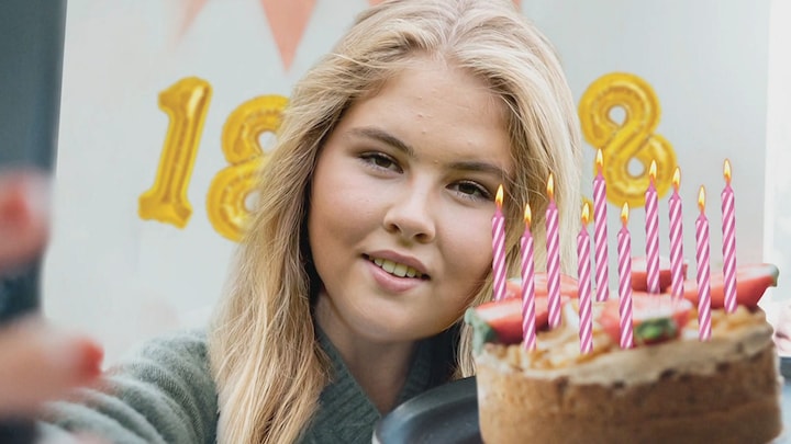 Hoe viert Amalia haar achttiende verjaardag?