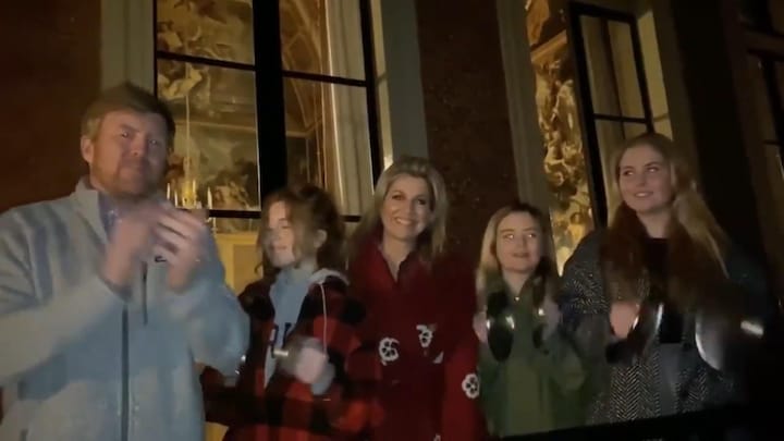 Heel Nederland klapt voor de helden in de zorg, inclusief de koninklijke familie
