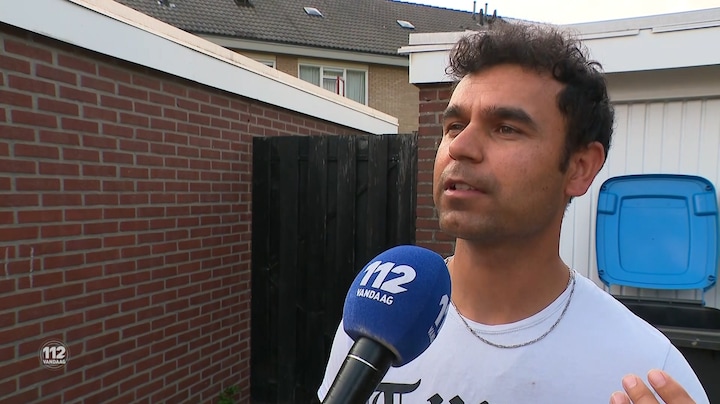 112 Vandaag: Edward en Zamir vinden in Apeldoorn hevig bebloede man tegen schuttingdeur
