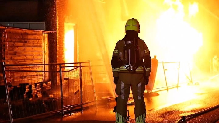 Metershoge vlammen na gaslek in Asperen: ‘Ik was doodsbang’
