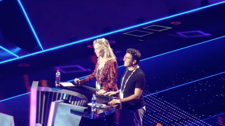 Exclusief voorproefje: Chantal en Jan bij eerste repetitie songfestival