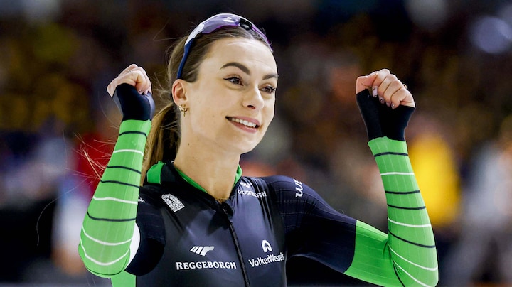 Schaatsster Femke Kok vindt het lastig om datingleven te combineren met topsport: 'Weinig tijd'