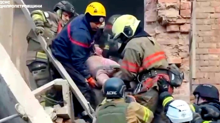 Russische drones en raketten bestoken Oekraïense stad Dnipro