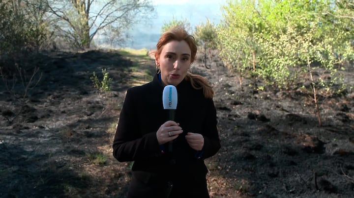 Verslaggever op smeulende hei Oirschot: 'Blussen wordt nachtwerk'