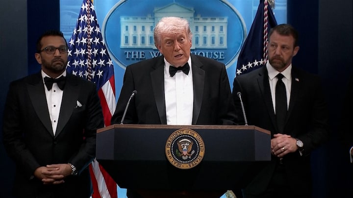 Donald Trump na evacuatie schietincident: 'Ik heb een gevaarlijk beroep'