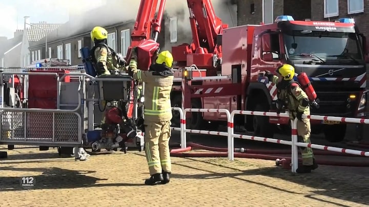 In 112 Vandaag: Grote brand in bovenwoning in Vlissingen