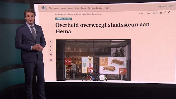 Kijk uit met staatssteun Hema