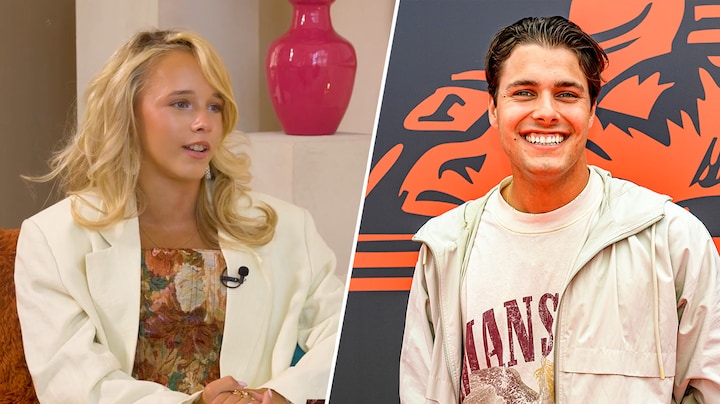 Emma Kok dankbaar voor band met eerste vriendje Frans Bauer Jr.: 'Zulke lieve mensen'