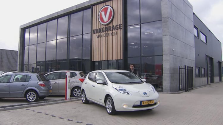 Elektrische occasion bij Vakgarage