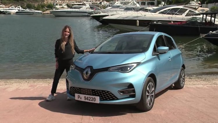 Stéphane rijdt de nieuwe elektrische Renault ZOE