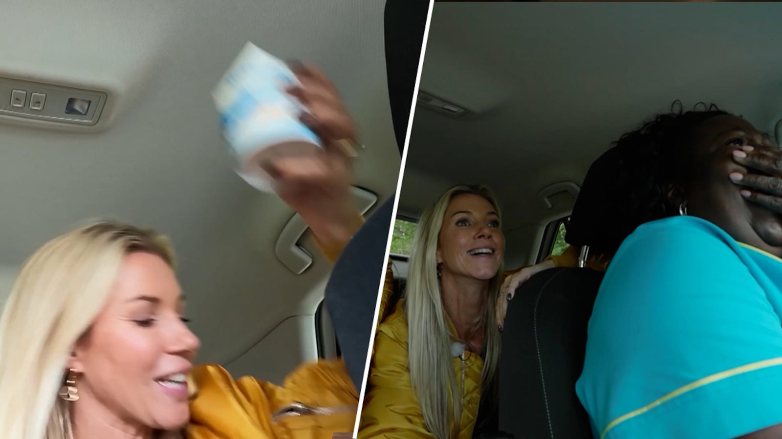 Anouk Hoogendijk gooit McFlurry uit autoraam in Premiejagers