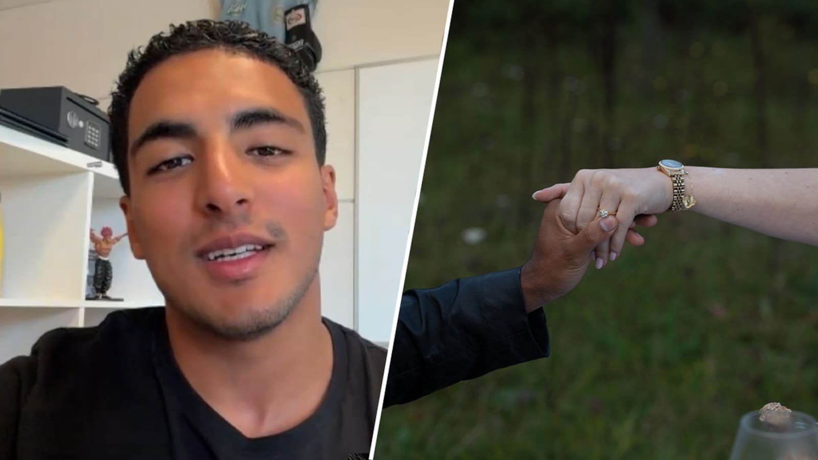 Boer Ayoub vraagt vriendin ten huwelijk op haar verjaardag