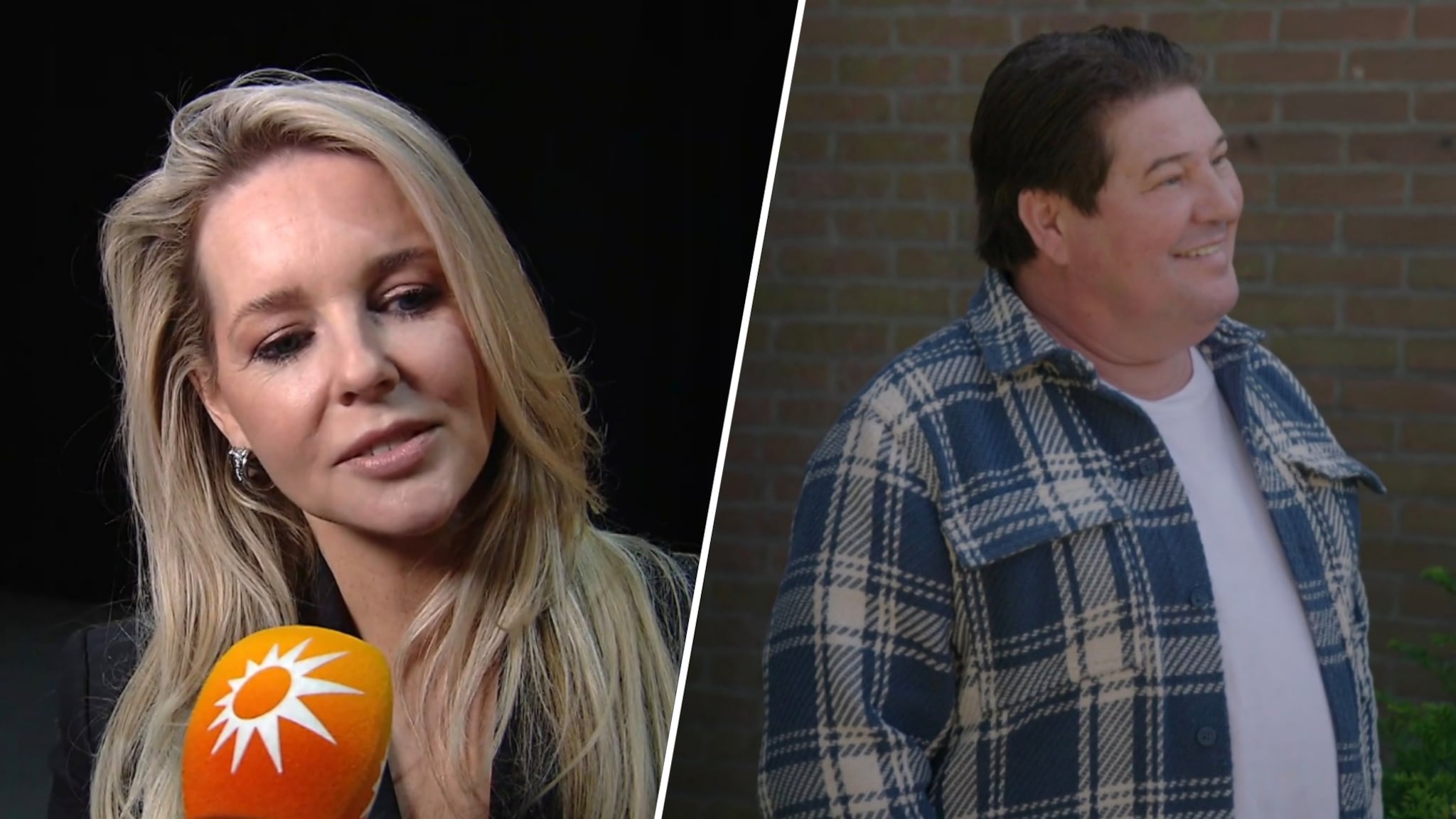 Chantal Janzen gesteund door Martijn Krabbé tijdens opnames Kopen Zonder  Kijken: 'Maken het met z'n allen'