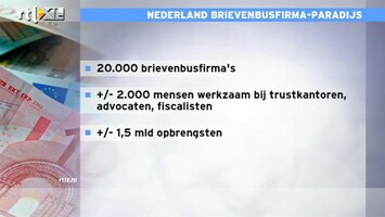 RTL Z Nieuws Brievenbusbedrijven zullen voorlopig wel in Nederland blijven'