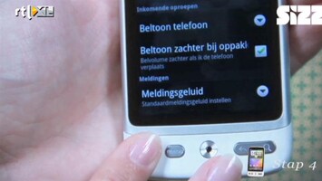 Sizz Beltoon instellen | HTC Desire