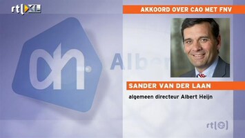 RTL Z Nieuws FNV en Albert Heijn eens over nieuwe CAO