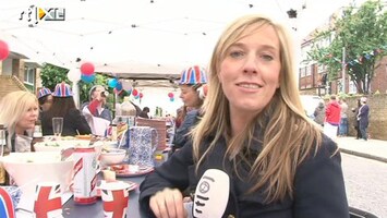 RTL Nieuws Londenaren drinken met de buren op de koningin