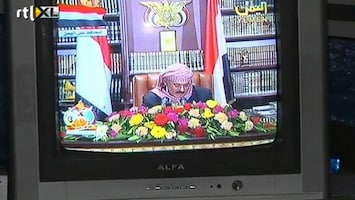 RTL Nieuws President Saleh weer op tv in Jemen