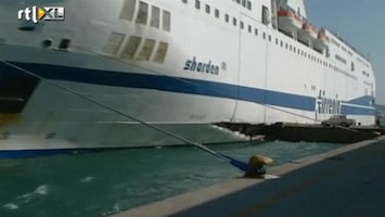 RTL Nieuws Opnieuw ongeluk groot schip Italië