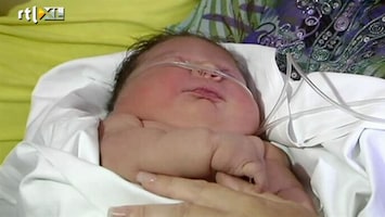 RTL Nieuws Little Marie is met 6,2 kilo record zware baby