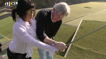 Dames En Heren In De Dop De eerste golftraining