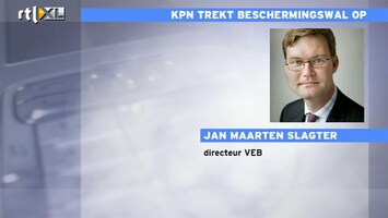 RTL Z Nieuws VEB: beschermingswal alleen voor hoger bod KPN