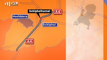 RTL Z Nieuws Weer problemen Schipholtunnel: in beide richtingen afgesloten