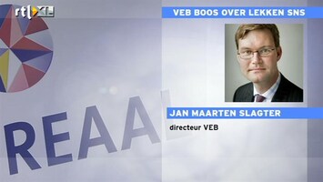 RTL Z Nieuws VEB: AFM moet letten op handel met voorwetenschap bij SNS