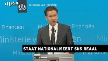 RTL Nieuws Dijsselbloem: Tegoeden klanten SNS veilig